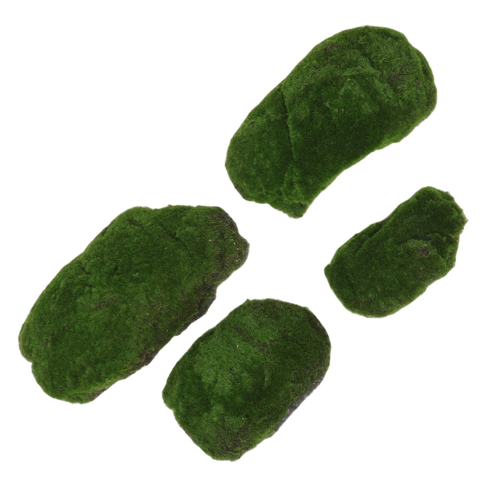 4Pcs Decorative Faux Moss Ston - Aquarium Moss 评论和价格