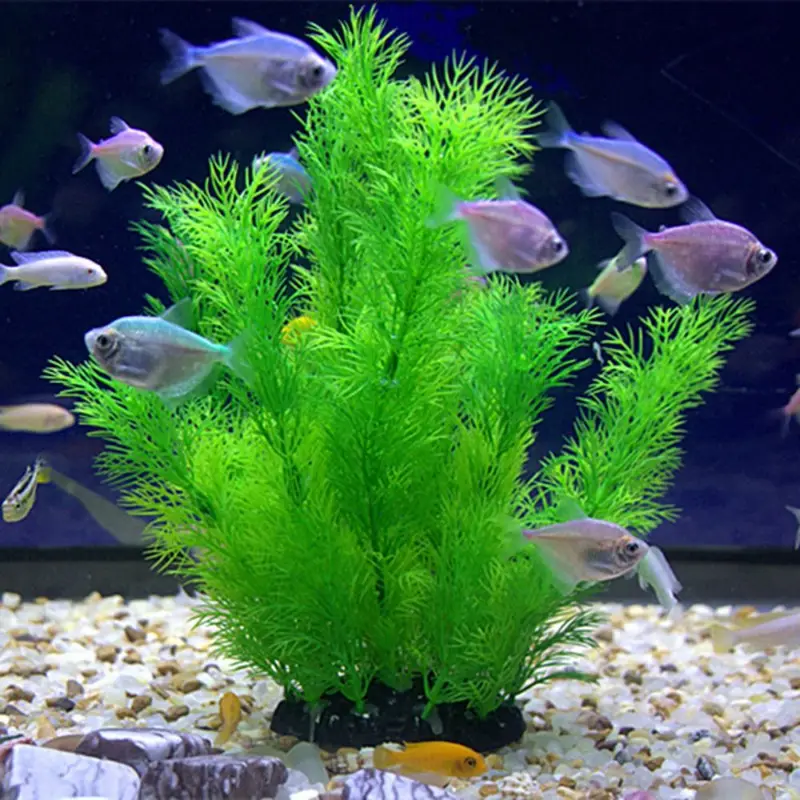 Artificial Aquarium Decor Plan - Aquarium Plant Substrate 评论和价格