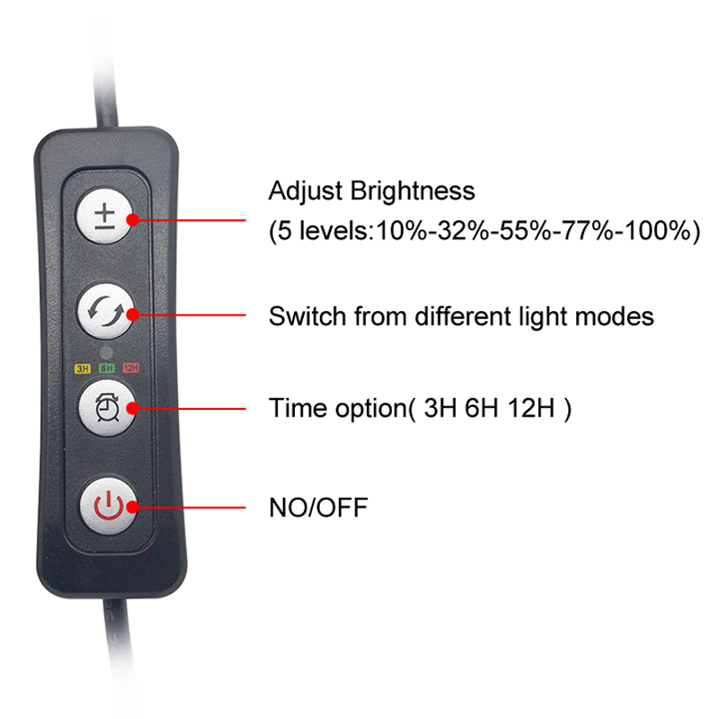 Aquarium LED Light for 16-64CM - Aquarium Plant Light 评论和价格