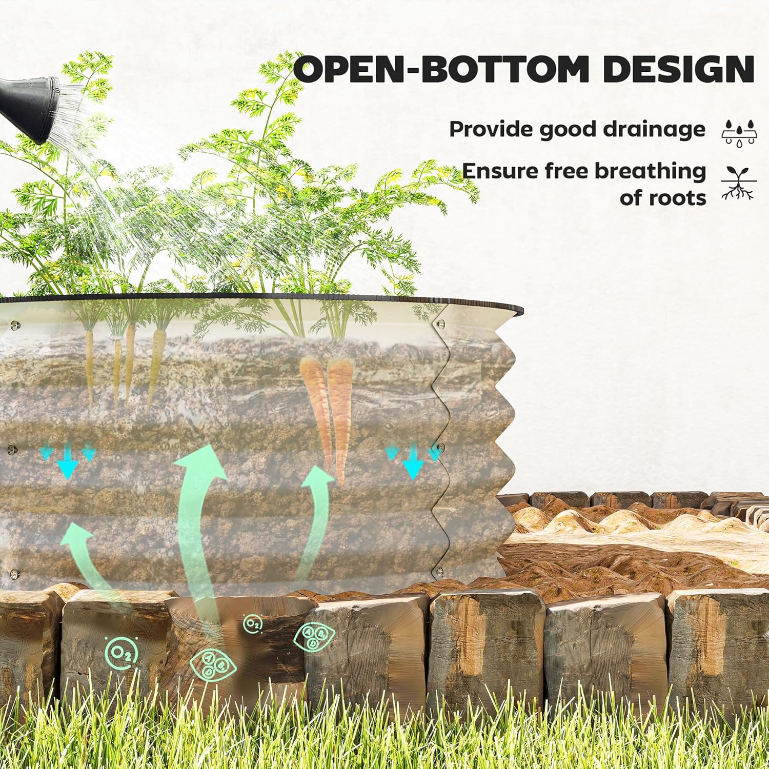Galvanized Raised Garden Bed S - Planted Tank 评论和价格