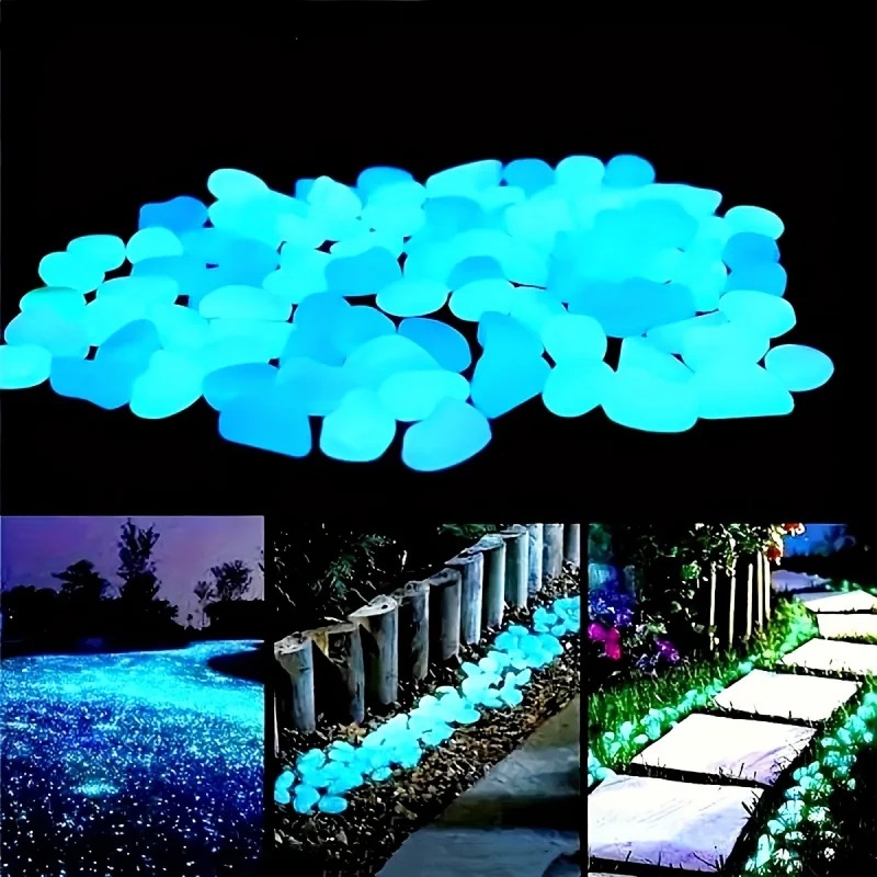 100/300pcs Glow In The Dark Pe - Plant Aquarium Pot 评论和价格