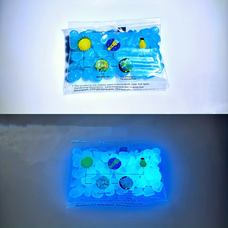 100pcs Resin Luminous Stones G - Plant Aquarium Pot 评论和价格